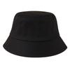 Custom Adult Cotton Bucket Hat Sublimated and Embroidered Wide Brim Round Hat for Summer Outdoor Use Solid Casual Style