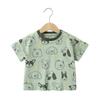 Одежда для малышей, повседневные футболки с короткими рукавами, летняя одежда для мальчиков и девочек, детские летние топы с половиной рукавов