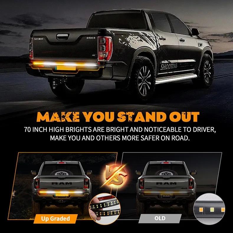 Украсьте свой пикап светодиодной лентой с декоративными мигающими огнями аварийной сигнализации 12-24 В