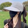 Quick Dry Sunscreen Baseball Hat Wide Brim Empty Top Hat Lightweight Women Sun Hat  Surfing