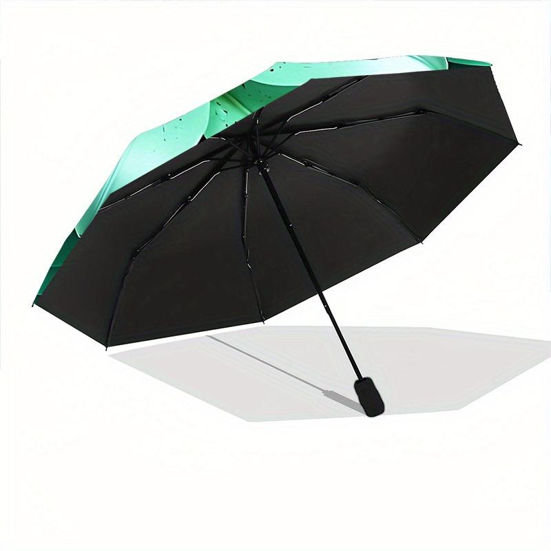 1pc Lily Flower Automatic Open/close Folding Umbrella, Compact Portable Travel Umbrella,Durable Construction yy250814121