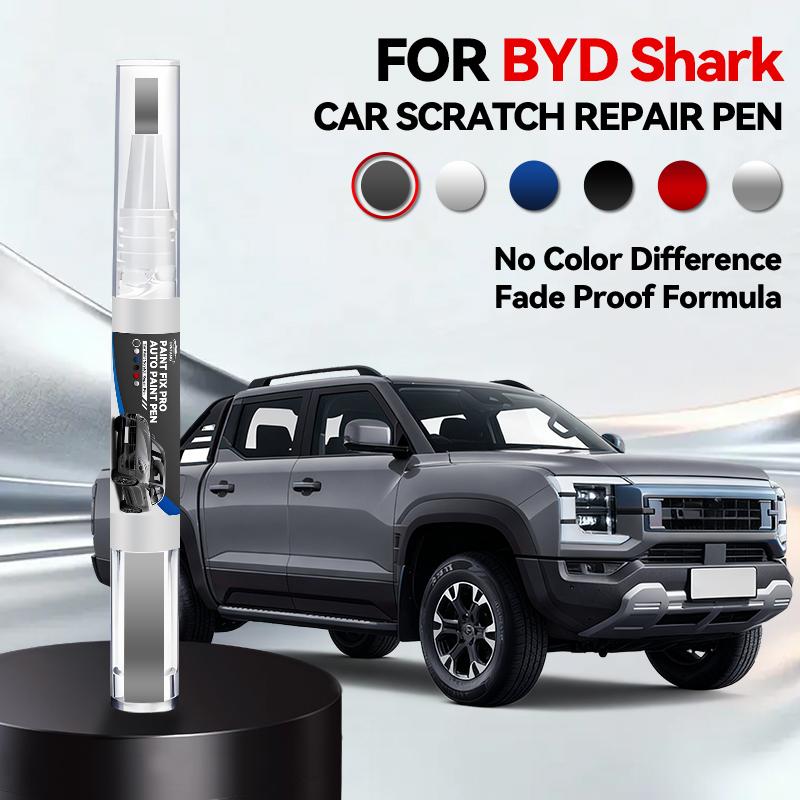 Paint Repair Pen Touch Up Scratch Remover DIY Auto Accessories Black White Orange For BYD Shark 2024-2025 DMO Platform