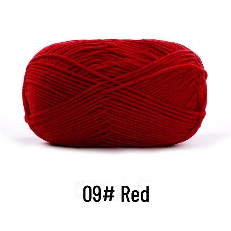 4-х ниточная пряжа из гребенного хлопка для кукол ручной работы, 40 г молочного хлопка, набор материалов для кукол своими руками