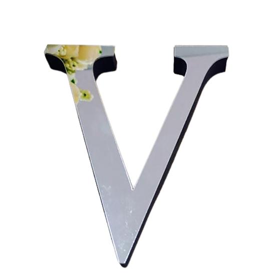 Популярные свадебные английские любовные письма домашний декор 3D зеркальные настенные наклейки алфавит рождественский декор ARI