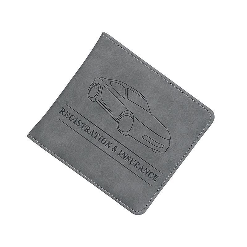 PU кожаный держатель для страховки автомобиля, чехол для водительских прав, сумка для хранения автодокументов, держатель для кредитных карт, чехол-кошелек