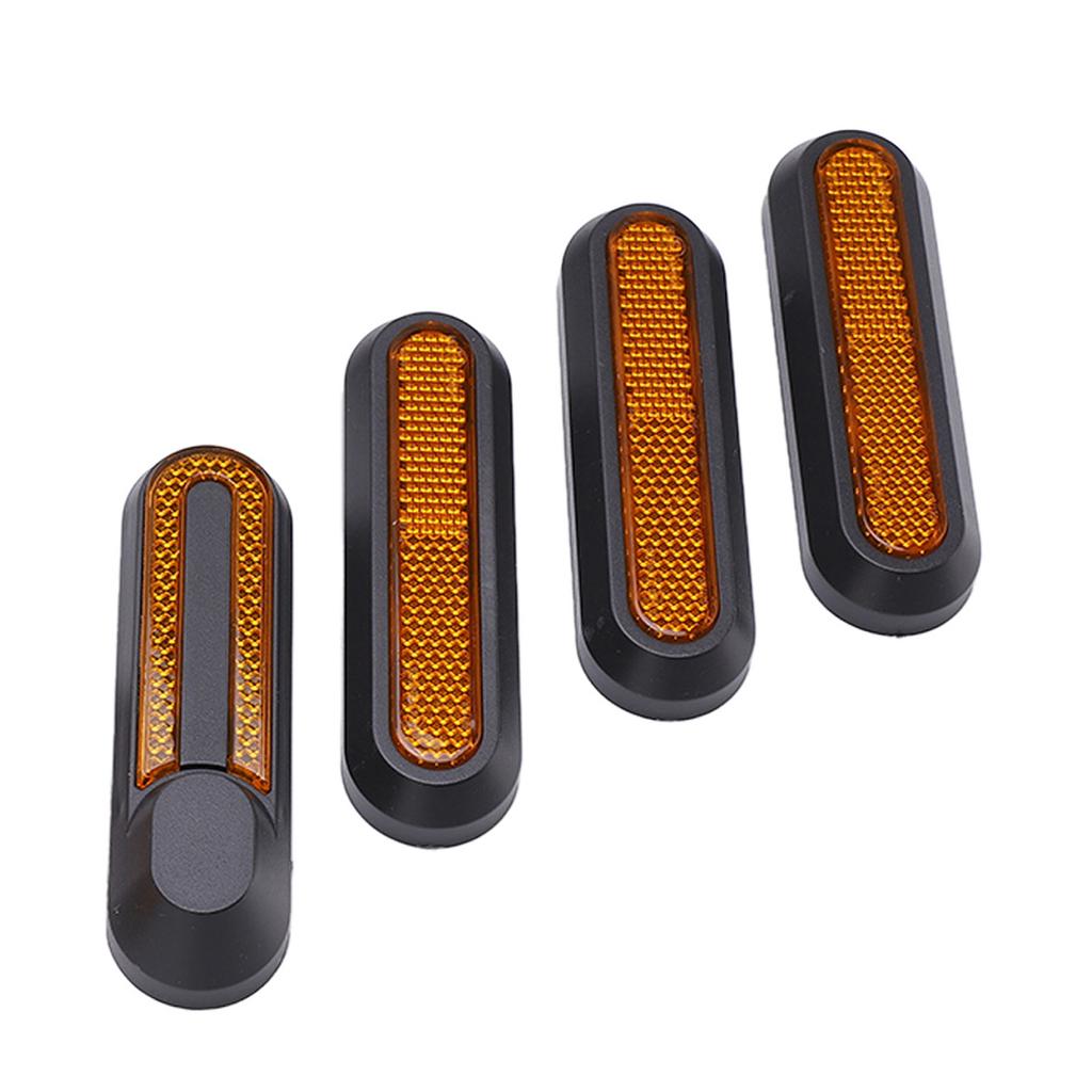 4 шт. Крышки ступиц колес электросамоката Безопасная езда Легкая установка Аксессуары для электросамоката для Xiaomi M365Желтый