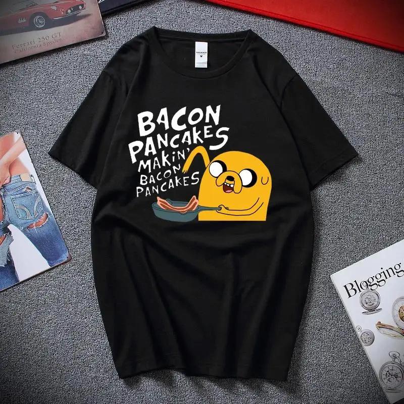 Летняя женская футболка Rock Chewing Princess Повседневная футболка мужская футболка с рисунком Adventure Time