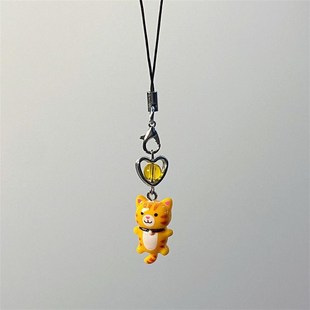 Cellphone Chain Cat Phone Strap Cat Pendant Phone Lanyard Y2K Phone Charm  Backpack Ornament