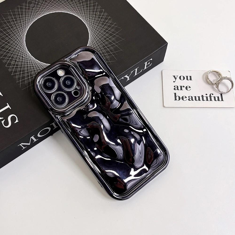 Чехол для телефона Qianliyao 3D с гальваническим рисунком метеорита для iPhone 15 14 13 12 16 Pro Max 14promax, мягкая противоударная задняя крышка