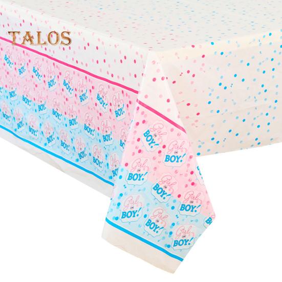 Скатерть протираемая, многофункциональная, 14 стилей, прочная скатерть с принтом «С Днем Рождения» для столовой