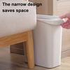 Тонкий мусорный бак, большая емкость, высокая прочность, легко чистить, контейнер для мусора в ванной