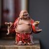 Ceramic Smiling Buddha Maitreya Buddha Decorations, Chinese Style Home, Zen Buddha Statue Decoration, Home Relocation Gifts