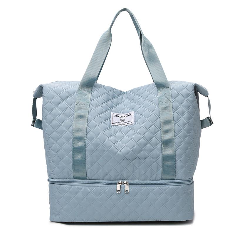 Women Travel Bag Fitness Rhomboid Storage Bag Travel Boarding Bag Men Lightweight Shoulder Luggage Bag