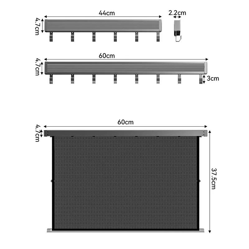 Shelf Foldable Wall Shelves Holder Organizer Retractable Laundry Drying Storage Racks Gap Shelf For Bathroom Balcony