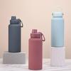 1 Liter Stainless Steel Water Bottle with Vacuum Insulation, Keeps Hot or Cold, Direct Drinking, Leak-Proof, Wide Mouth, Easy to Clean, Portable, for