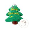 Snowman Elk Christmas Brooch Santa Claus Clothes Badge Pins Fashion Plush Chain Brooch  Xmas Gifts