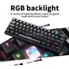 ZIFRIEND H61k 60 процентов 61 клавиша Синий переключатель Красный переключатель Игровая Механическая клавиатура для ноутбука для ПК Игр