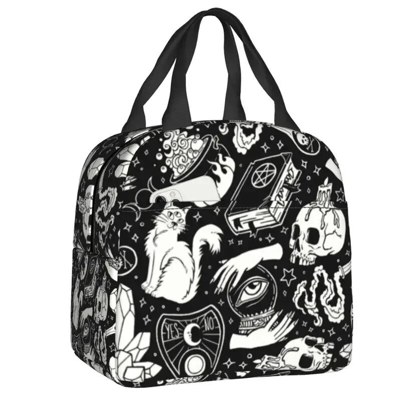 Узорная термосумка для ланча для женщин Теплая сумка-холодильник Термическая сумка Детская школьная Детская Еда Контейнер для пикника Тоут