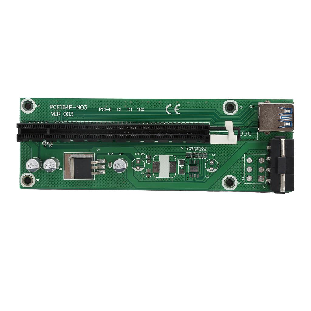 Райзер PCIE 60 см 23,6 дюйма USB 3.0 Удлинитель PCIe 1X 16X PCIE на Serial SATA Кабель питания для майнера биткоинов006