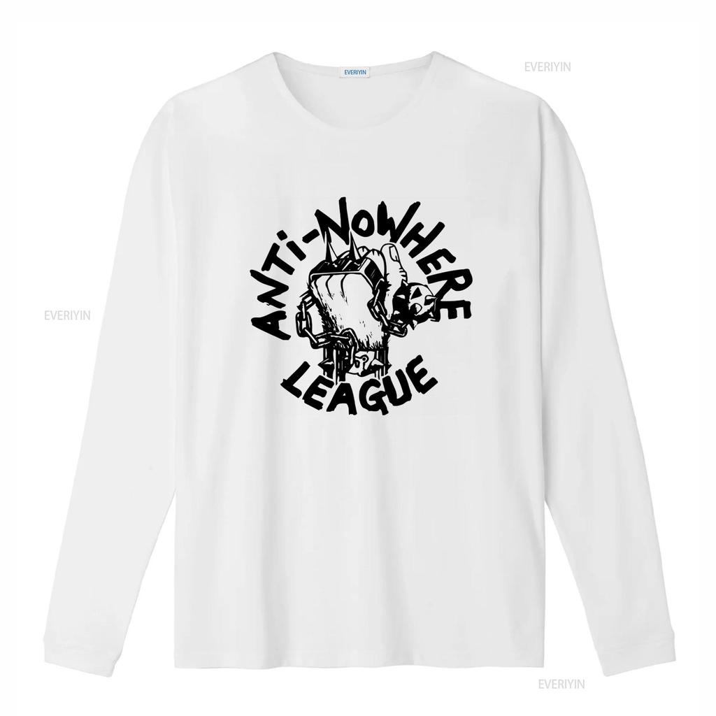 Anti Nowhere League Retro Music Punk Rock T Shirt 183 White Bold Design High Quality Print vintage Washed Breathable fashion