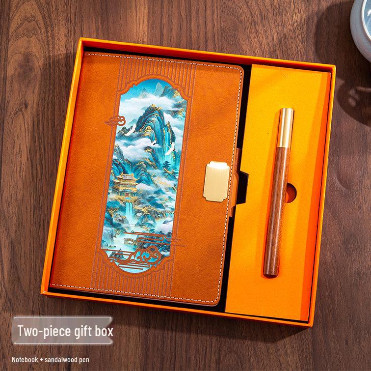 Подарочный набор из креативных деловых блокнотов 2025 года с магнитной застежкой