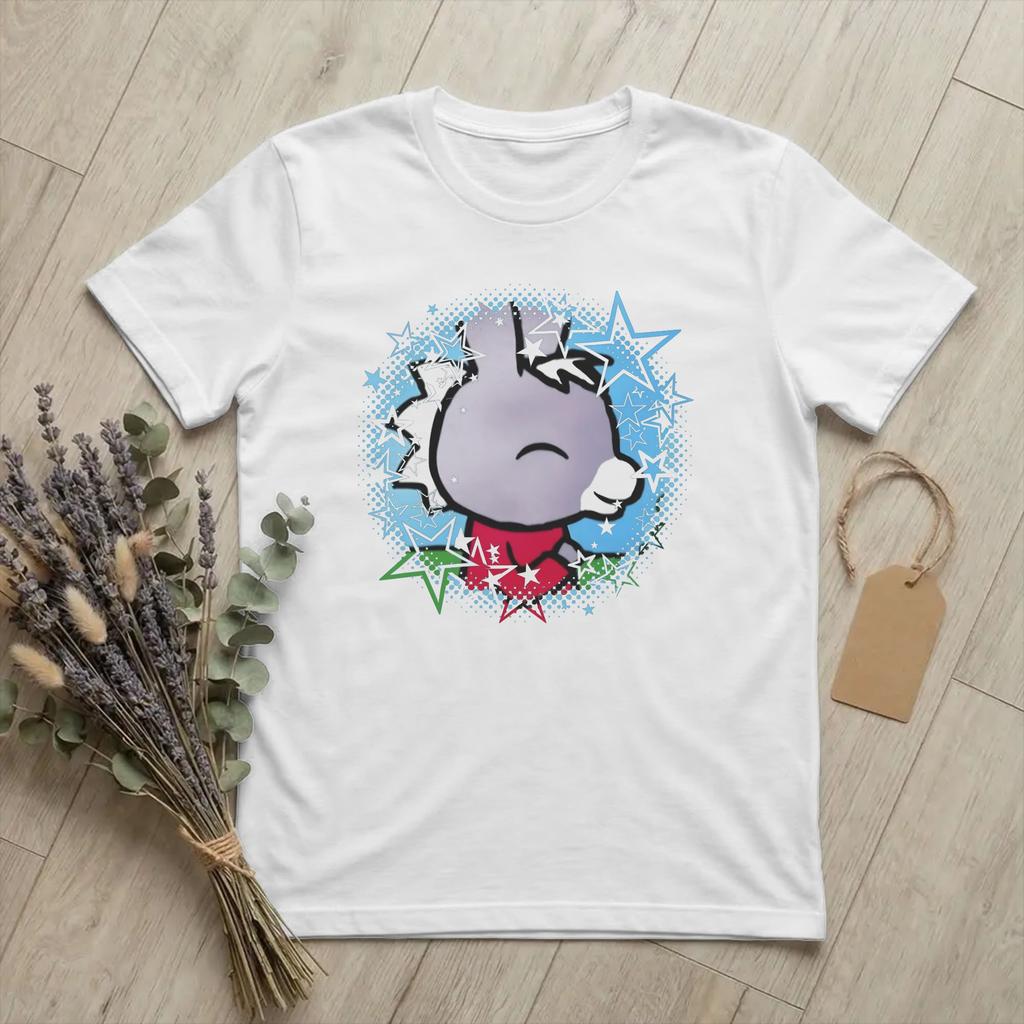 Trotroes Cute Donkey Cartoon TShirts Unisex Round Collar Cotton T Shirt Learning Adventure Short Sleeve Tee New Arrival Clothing