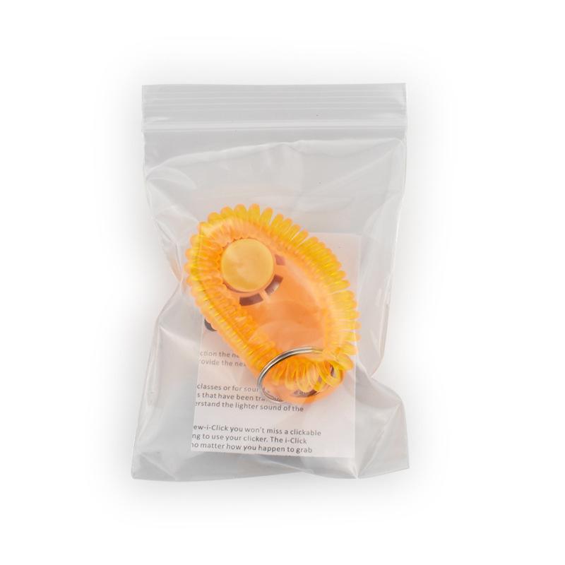 Pet Cat Dog Training Clicker High-Quality Dogs Click Trainer Aid Adjustable Elastic Rope Pet Rattles Dog Training Supplies