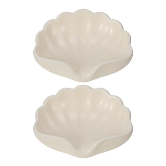1/2 шт. Мыльница в форме ракушки, поднос для мыла без слива, компактный размер, пластиковая, с функцией автоматического слива, подставка для мыла для ванной