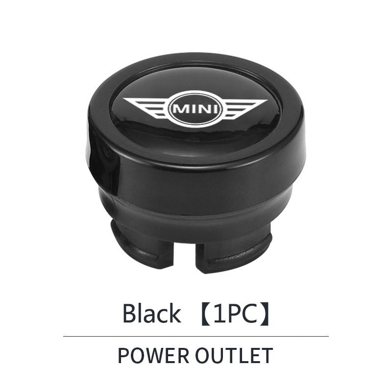VCX16 Car Cigarette Lighter Cover Button Protective Case Anti Dust Cap For BMW Mini Cooper R50 R53 R55 R56 R60 R61 F54 F55 F56 F60