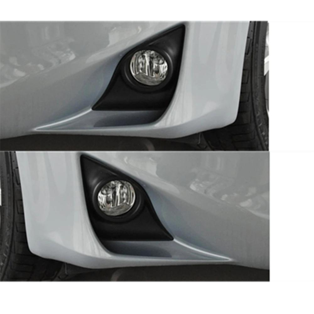 Fit For 2011-2013 Lexus IS250 IS350 Front Fog Light Lamp Black Cover Bezel LH+RH