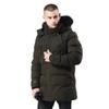 Длинный военный блузон Mod Super Down Cold Fur Included [WEEN CHARM] Пальто, куртка, мужское пальто, теплое, простое, зимнее, с наполнителем, осенне-зимнее пальто,