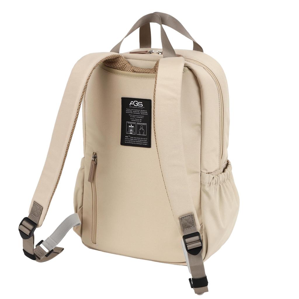 ЖЕНСКИЙ рюкзак Zero Gravity Less Water Large AGS Authorized Beige [ATLA], 40% Вес, Водоотталкивающий, Вместимость, Для поездок на работу, Многофункциональный, Дистрибьютор,