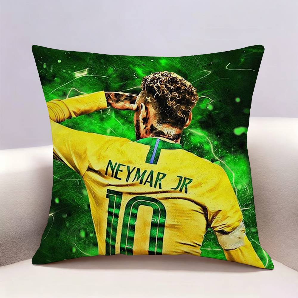NNeymar Football star Doublesided print Pillow Case Cushion Cover Throw Pillow Case For Car Sofa