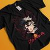 Black Clover T-Shirt Asta Yuno Anime Manga Tshirt Anime Manga Tee Black Shirt