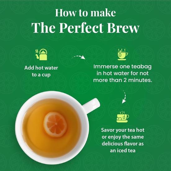 Twinings Зеленый чай с лимоном, 25 чайных пакетиков | Упаковка 1 шт. | Идеально сбалансированный | Легкий, цитрусовый вкус лимона | Низкокалорийный | Наслаждайтесь горячей чашкой чая