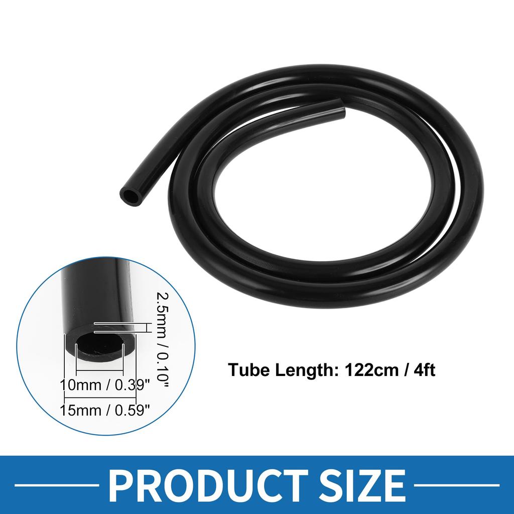 A ABSOPRO Silicone Vacuum Tube Hose High Temperature 4FT 3/8"
