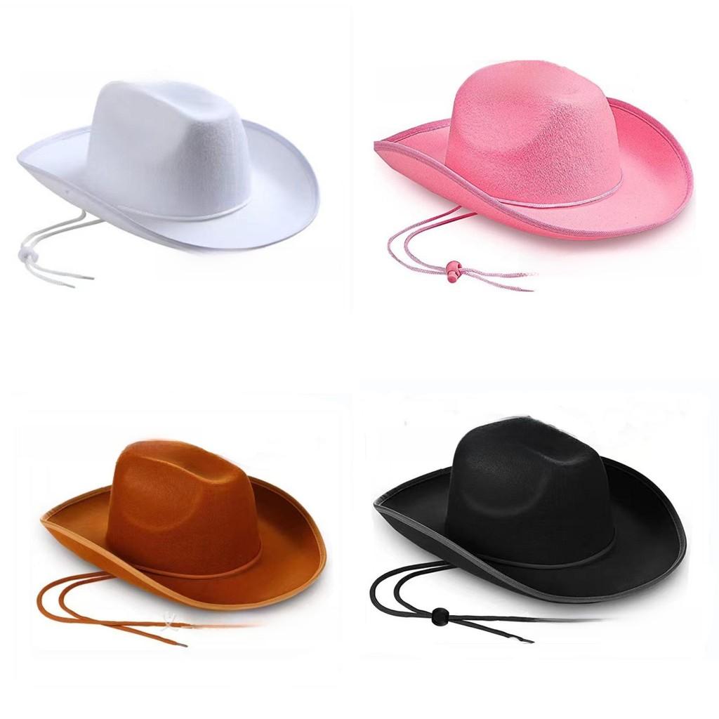 Solid Cowboy Color Hat Costume Prop Sewing Craft Party Gift Supplies Friends