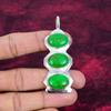 Green Copper Turquoise Pendant, 925 Sterling Silver Pendant Gemstone Jewelry, Handmade Pendant Amazing Jewelry, Gift For Her