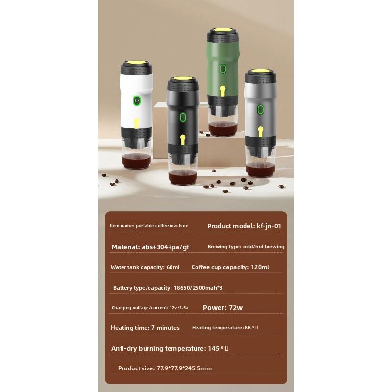 Портативная автоматическая кофеварка для эспрессо в капсулах, размер капсулы, кофейный порошок, универсальная 3 в 1