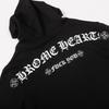 830 CHROME HEARTS Осень-Зима 2026 Новый Большой Размер Классический Стиль Логотип Молния Худи Толстовка, Подходит для Ношения Парами