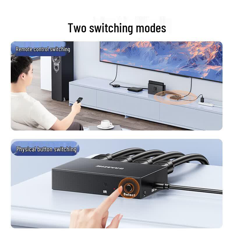 SAMZHE 4K HDMI-переключатель 3 в 1