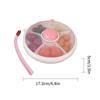 Snack Spinner Rotating Snack Box Portable Melon Candy Seeds Organizer Storage Boxes Fruit Trays Snack Spinner Container For Kids