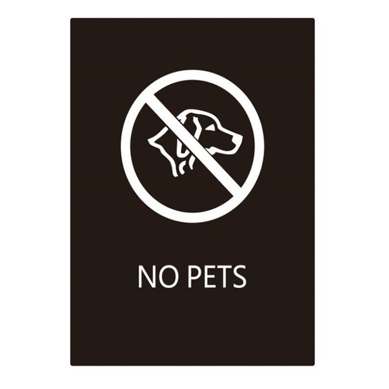 Нержавеющая сталь Слоган Знак «Не курить» Предупреждающие знаки для общественных мест Наклейки на стену Табличка WIFI Номерной знак Индивидуальные адресные таблички