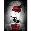 Полная 5D Diy Алмазная Картина Лампочка Роза Мультфильм Вышивка Крестом Домашний Декор Ручной Работы Подарок