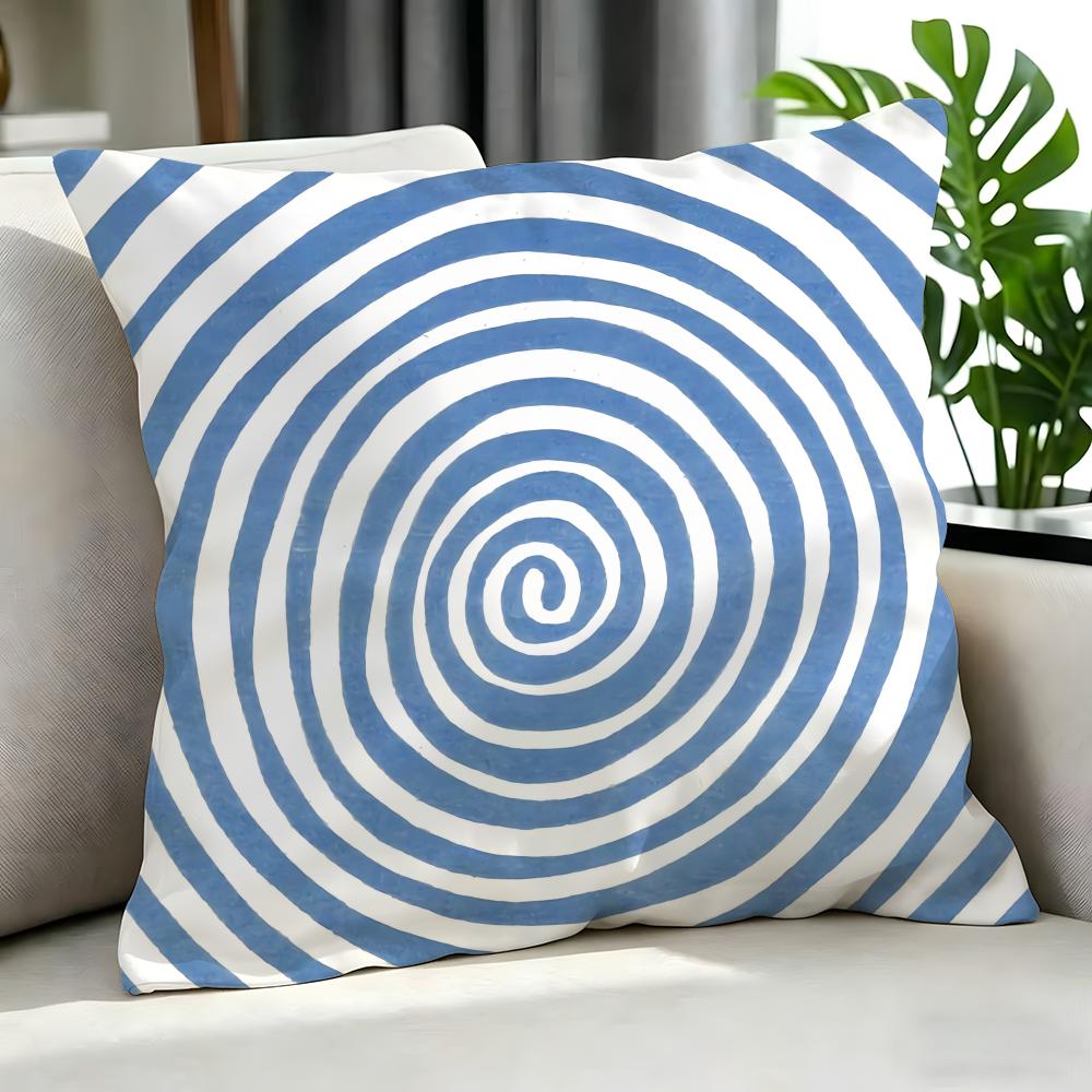Art SStripe Psychedelic Cushion Cover Cushion Cover Set Pcs x x x Pillowcase Decorative Sofa Home Decor