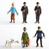 Красочный набор из 6 фигурок по мотивам «Приключений Тинтина» для детского подарка и игры