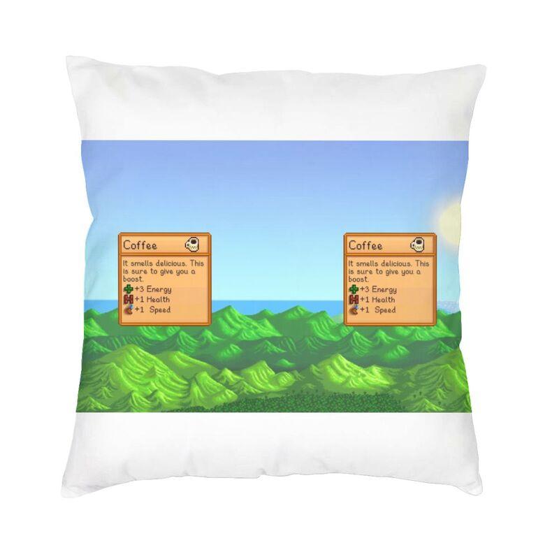 Stardew Valley Видеоигрок Молочный Чехол на Подушку Диван Домашний Декор Квадратный Декоративный Чехол на Подушку 45x45см