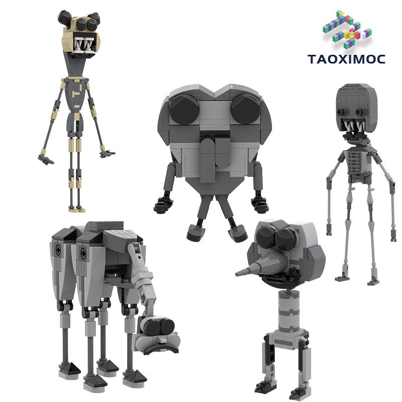 Zoonomaly Деформированный зоопарк Конструктор Мелкие детали детские игрушки