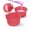 400Ml Wax Warmer Heat-Resisting Replacement Silicone Bowls Hair Removal Wax Non-Stick Pan Easy To Clean Hair Removal Beauty Tool