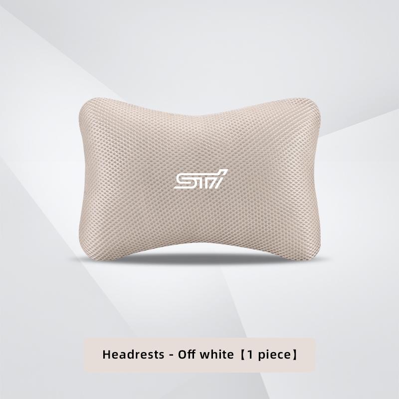 Subaru Car Seat Set Ice Silk Headrest Lumbar Cushion Accessories For Forester BRZ Impreza Outback Smart WRX 2006 STI Crosstrek Z10